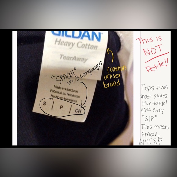 Petite sizing info for sellers - Picture 10 of 11